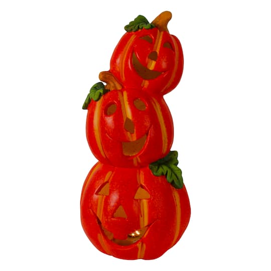 18" Orange Fall Harvest Jack-O'-Lantern Pumpkin Halloween Décor
